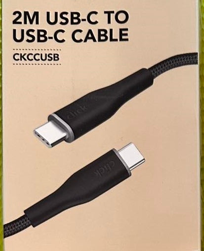 Tech Click USB-C To USB-C Cable 2M