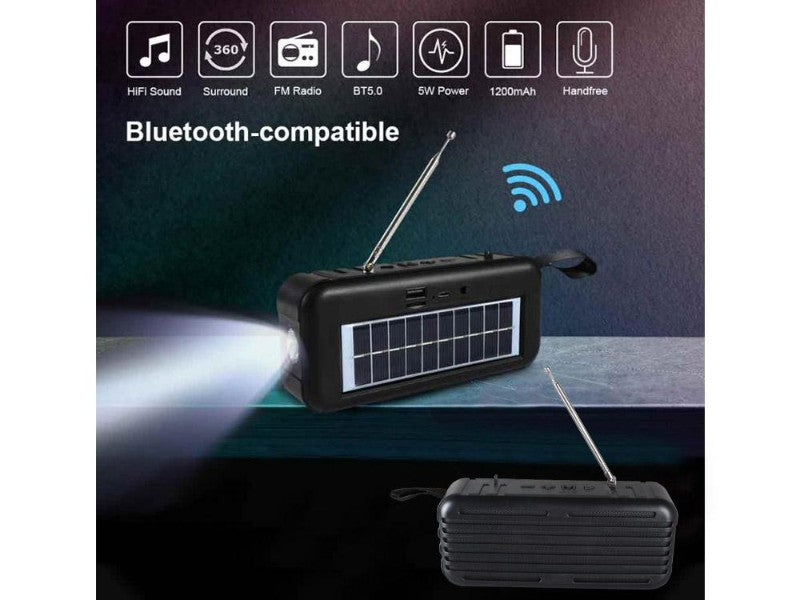 Tech Solar Radio Bluetooth Speaker