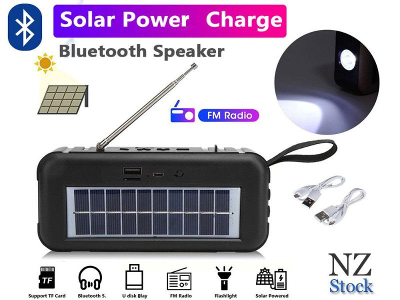 Tech Solar Radio Bluetooth Speaker