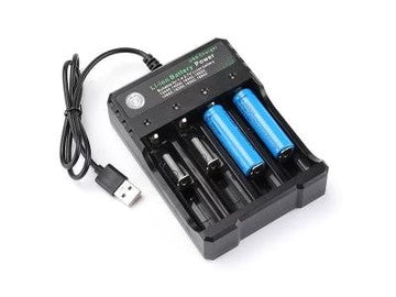 Tech Rechargeable Battery Charger with 4 Slots