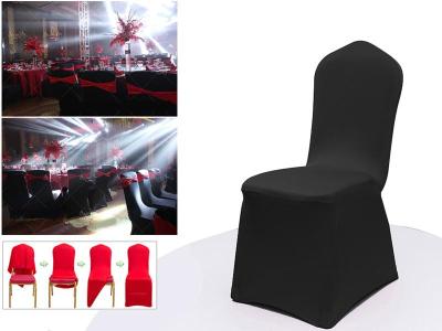 Catering 1PC Black Lycra Chair Covers