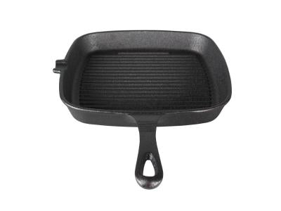 Kitchen Cast Iron Steak Pan - Non-stick Skillet Grill Pan