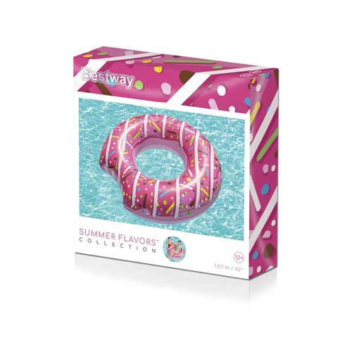 Pool H20 GO 107cm Inflatable Donut Ring (Pink)