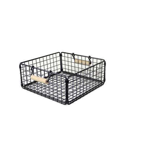 Kitchen Boxsweden Small Black Toska Wire Basket