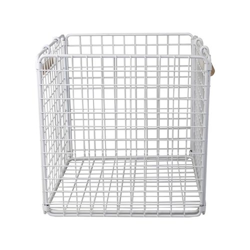 Kitchen Boxsweden Large White Toska Wire Basket