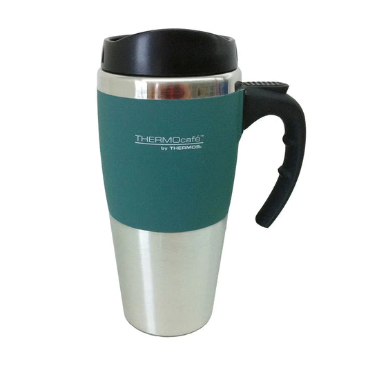 Kitchen Thermos Travel Mug Soft Feel Outer Green 450ml