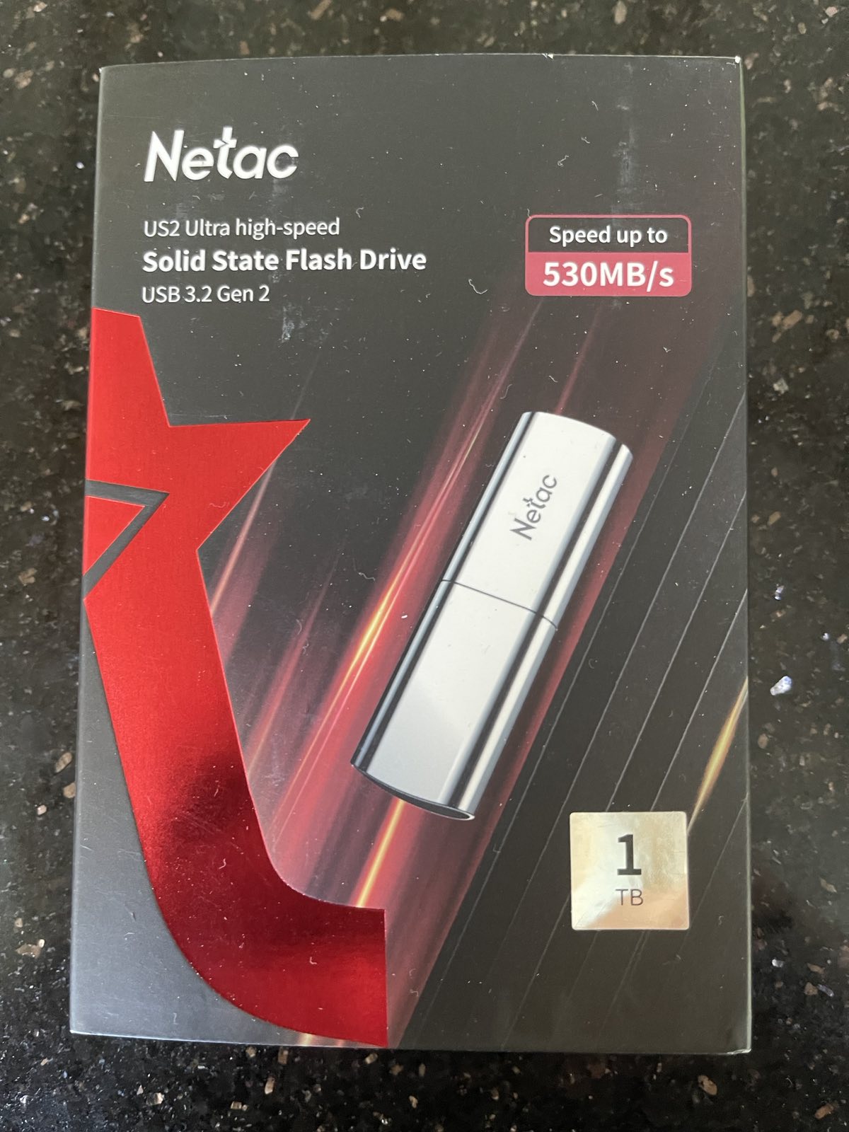 Tech Netac US2 1TB USB3.2 External SSD Zinc Alloy