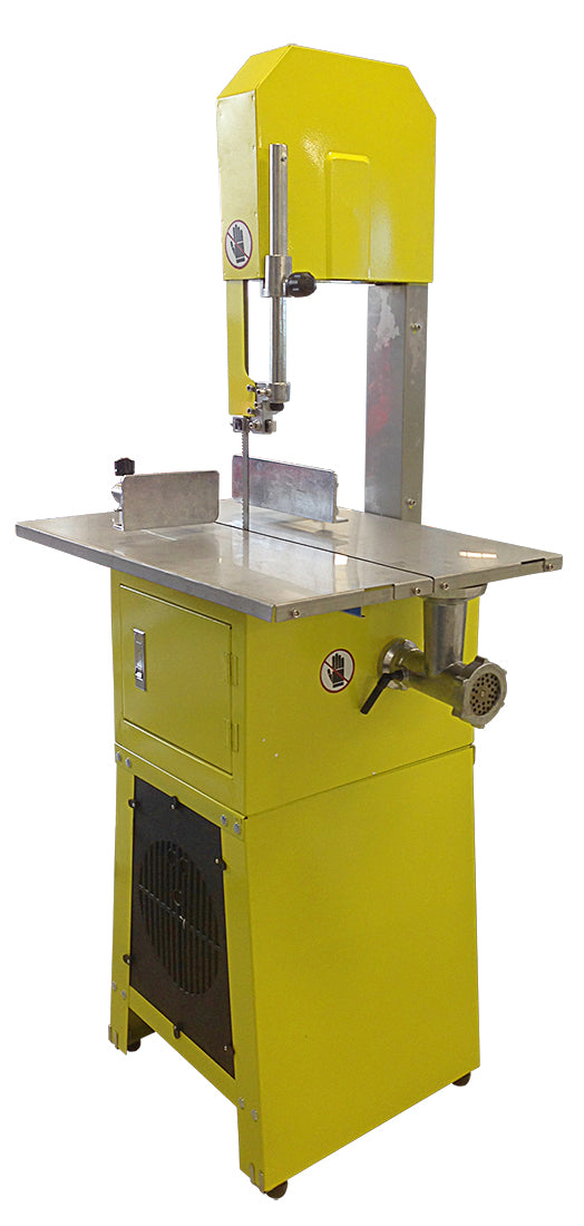 MEAT Cutting 250mm Bandsaw - (comes with Mincer & SS Blade) (7023530934424)