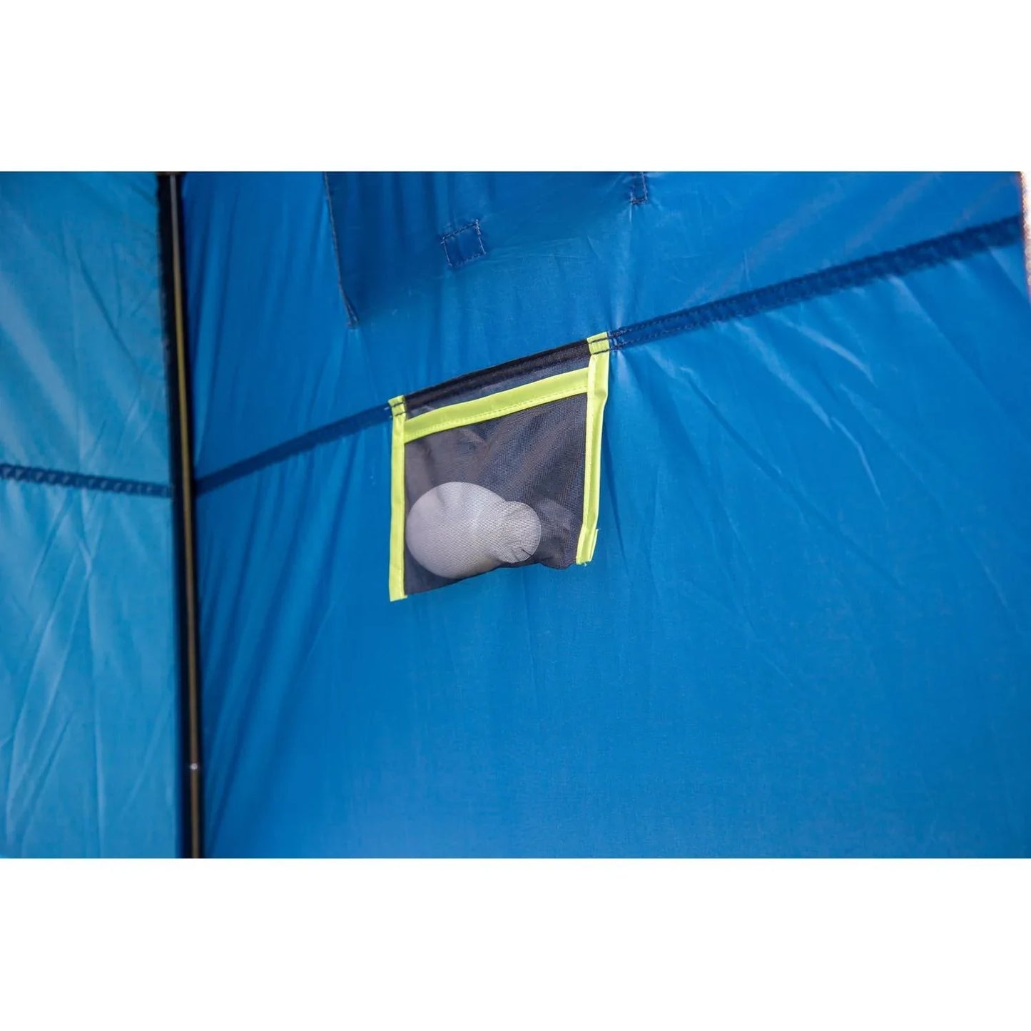 Camping Kingfisher Shower Tent W: 1200mm, H: 2100mm, D: 1200mm Blue