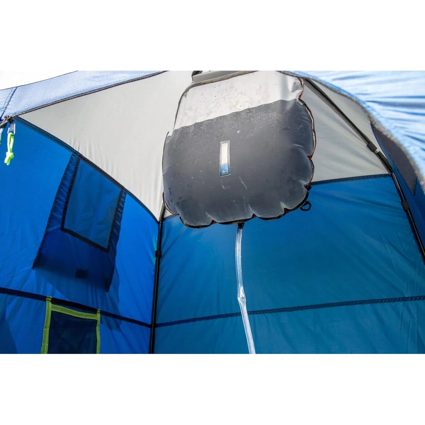 Camping Kingfisher Shower Tent W: 1200mm, H: 2100mm, D: 1200mm Blue