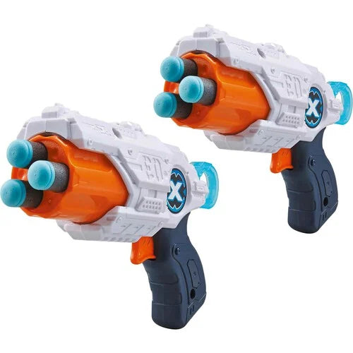 Kids X-Shot Excel Double MK 3 Foam Dart Blaster Combo Pack