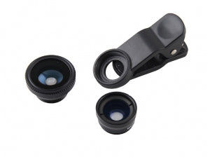 3 in 1 Fish Eye Micro Lens Kit for iPhone Samsung (4649260515385)