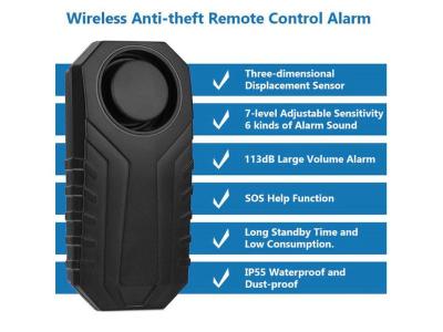 Security Alarm Wireless Anti-Theft for Motorcycle,Bike,etc