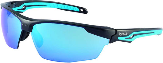 Sunglasses - Bolle Tryon Safety Glasses, Flash, Blue Lens (Each) - 04068448