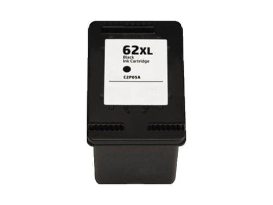 62XL High Capacity Black Cartridge Ink Cartridge Compatible – for use in HP Printer (7002135691416)