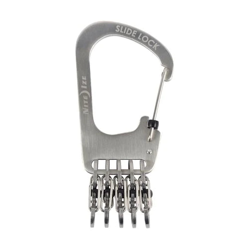 Security Nite Ize Slidelock Stainless Steel KeyRack With Five S-Biners