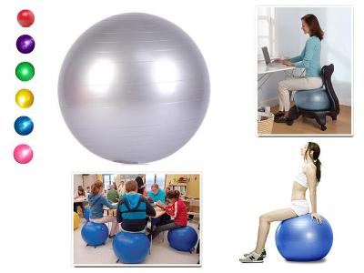 Fitness 75cm Swiss Ball Exercise Fitness Gym Fit Ball - (colour may vary)