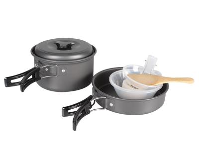 Camping - 7PCS Outdoor Camping Cooking Pot Set with Carry Bag