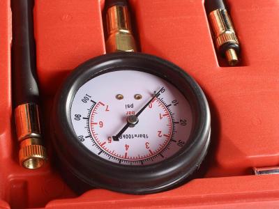 Automotive 9pcs Fuel Injection Gauge Tester Set with Case