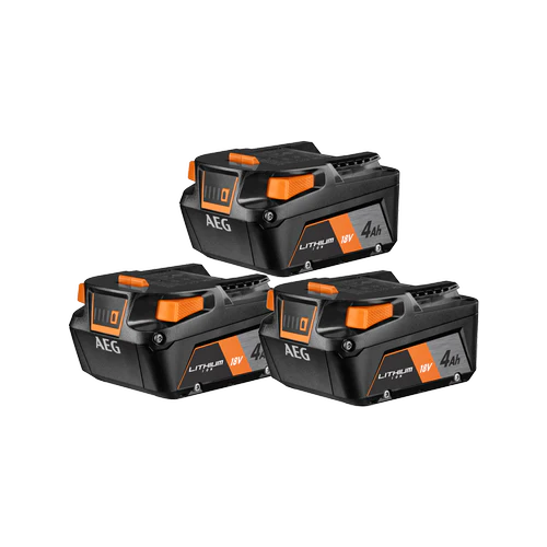 Power Tools AEG 18V 4.0Ah Battery - 3 Pack