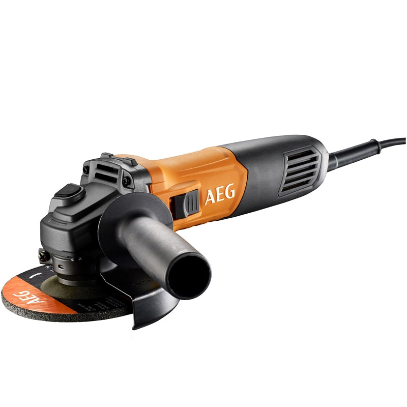 AEG 1100W 125mm Slimline Angle Grinder (comes in AEG Hard Case) (6146210005144)