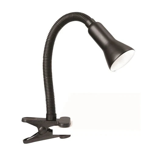 Lighting Brilliant Metal Vito Clamp Lamp Black
