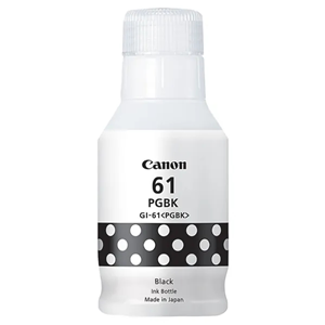 Ink Canon GI61BK Black PIXMA MegaTank Ink Bottle (use with PIXMA MegaTank G3660, G3665)