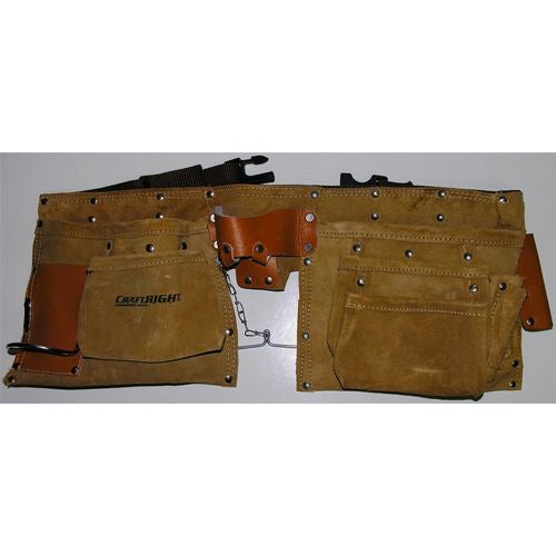 Tool Accessories 10 Pocket Leather Nail And Tool Belt