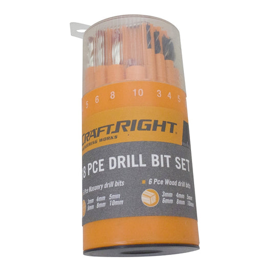Craftright Combi Drill Bit Set 19pc (4595284901945)