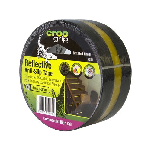 Safety Croc Grip 48mm x 5m Reflective Anti Slip Tape