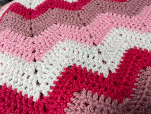 Bedroom Baby Blanket - large Pink