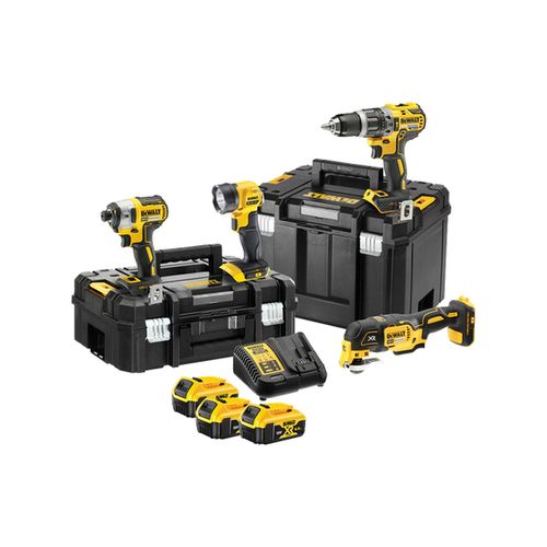 DEWALT 18V 4 Piece Combo Brushless Kit with 3 x 4.0Ah Batteries' HOT SPECIAL