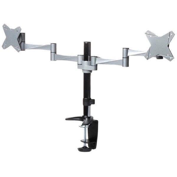 Tech Dual Monitor Desk Mount - Fits Most 13"-27" Screen size - (screens not included)