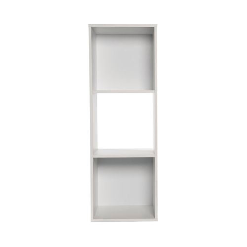 Shelving - Bedroom Clever Cube 1 x 3 White Compact Storage Unit