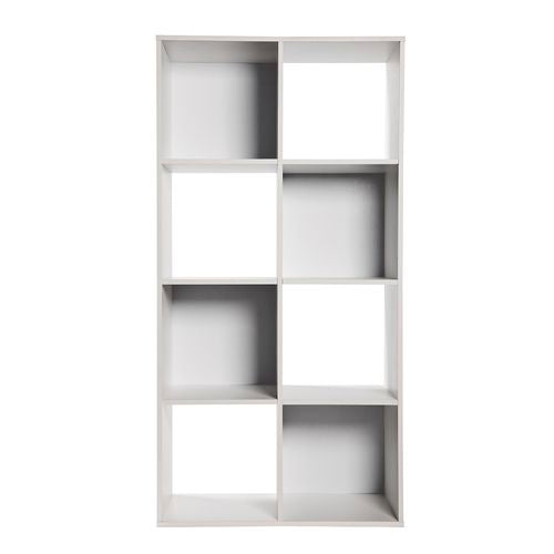 Shelving Clever Cube 2 x 4 White Compact Storage Unit