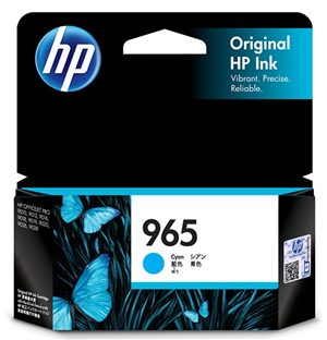HP 965 Cyan Ink Cartridge (7054719647896)