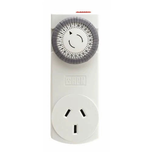 Electrical - HPM Plug In Slimline Timer 24hr White D810SLIM