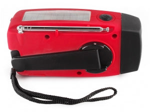 Hand Crank Solar Powered AM/FM Radio with LED Flashlight (6117445566616)