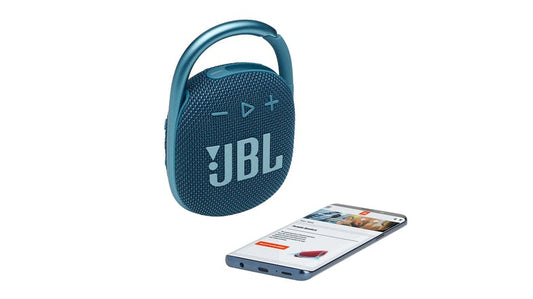 Tech - JBL Clip 4 Ultra-portable Bluetooth Speaker - Blue