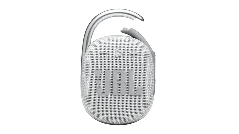 Tech - JBL Clip 4 Ultra-portable Bluetooth Speaker - White