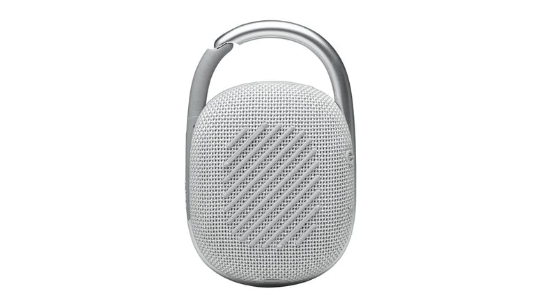 Tech - JBL Clip 4 Ultra-portable Bluetooth Speaker - White