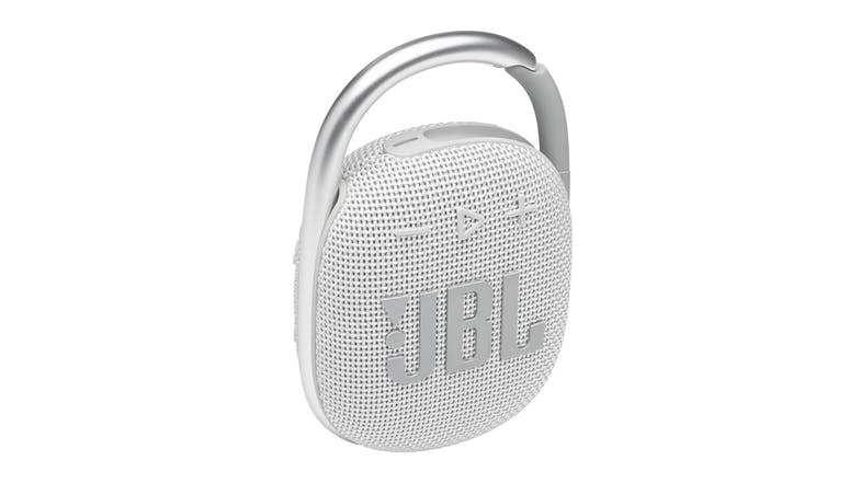 Tech - JBL Clip 4 Ultra-portable Bluetooth Speaker - White