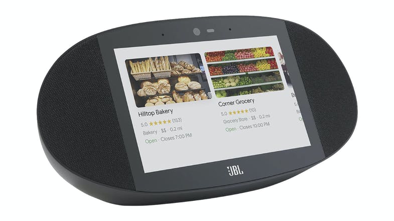 JBL Link View Smart Display Voice Activated Speaker - Black (6155987419288)