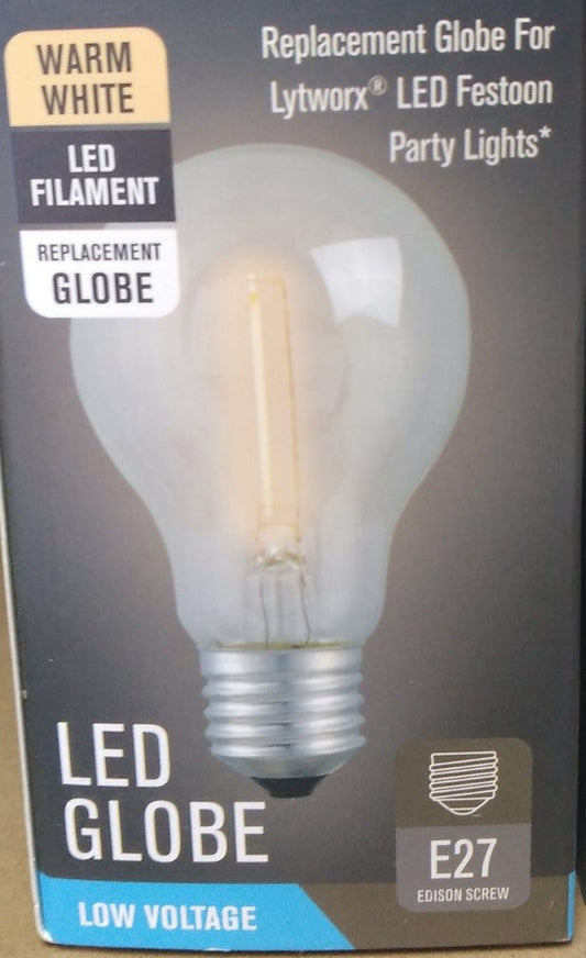 Lighting - LED Globe E27 Warm White