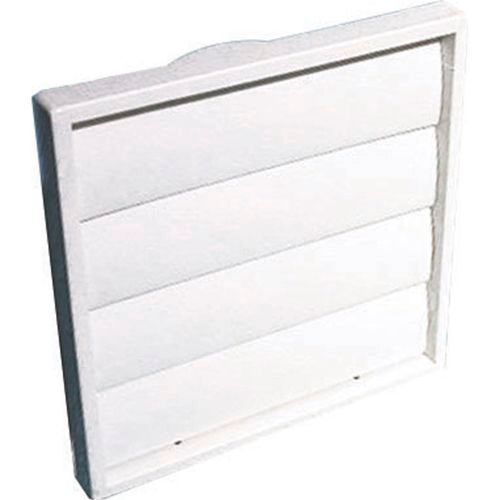 Bathroom Manrose Gravity Shutter Grill 100mm White