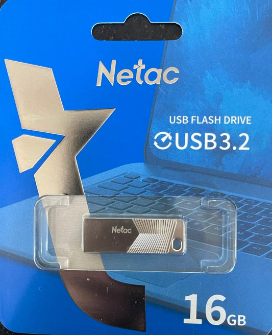Tech Netac UM1 16GB USB3.2 Flash Drive Zinc Alloy