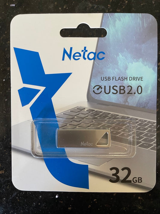 Tech Netac U326 32GB USB2.0 Flash Drive UFD Zinc Alloy