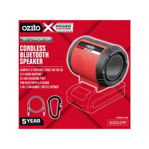 Ozito PXC 18V Cordless Bluetooth Speaker - Skin Only (Battery separate)