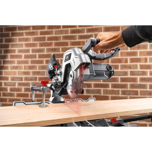 Ozito 1600W 210mm 8¼" Sliding Compound Mitre Saw And Stand