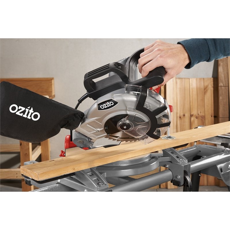 Ozito 210mm 1600W 8¼" Compound Mitre Saw (4633821249593)